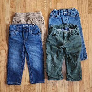 2T Toddler pants and jeans x 4 Gap Carters Target